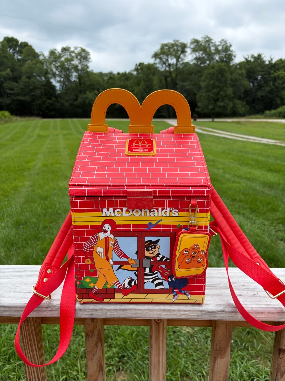 Loungefly McDonalds Happy Meal Mini Backpack Ronald Grimace Hamburglar Retro